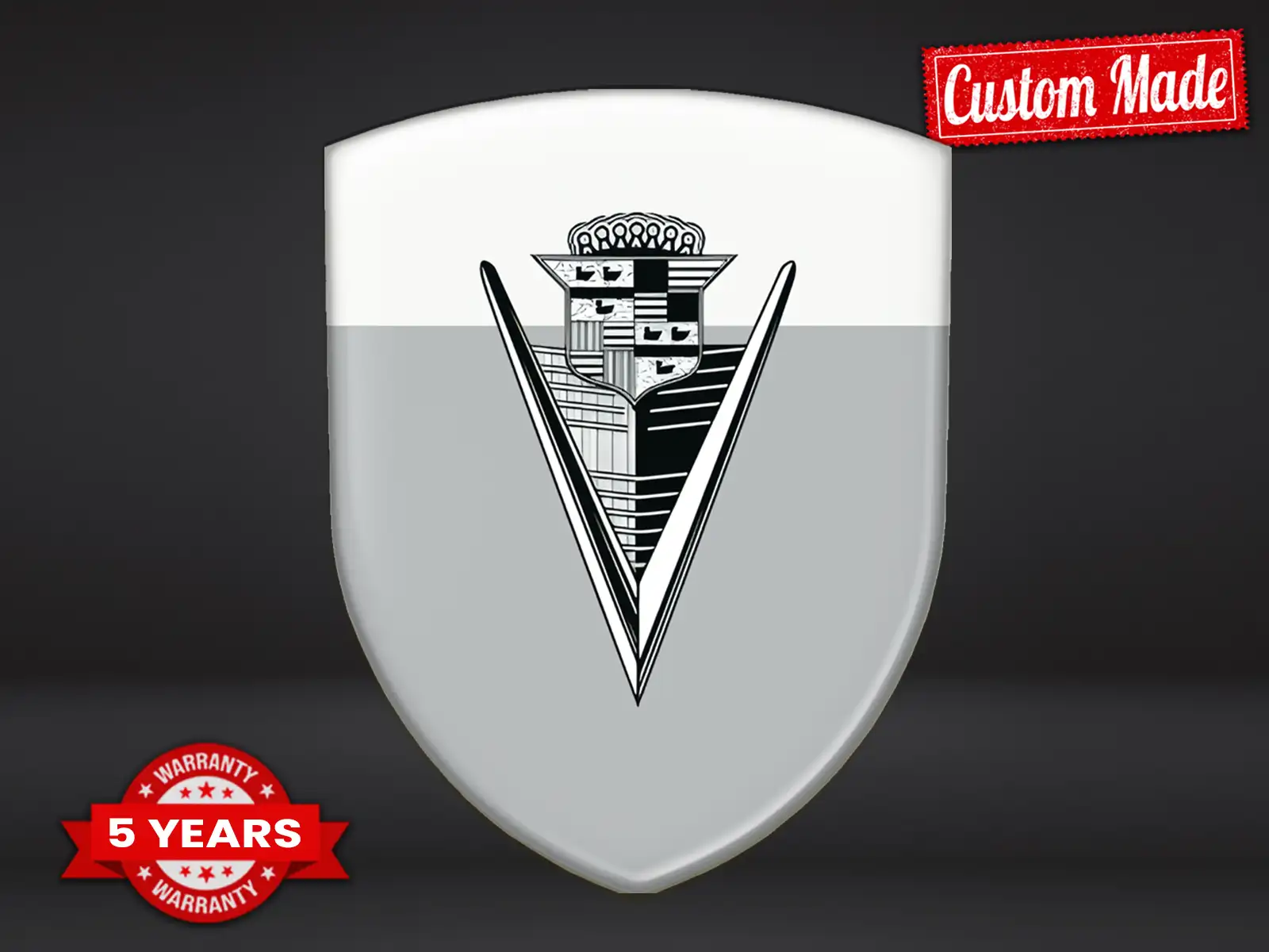 Cadillac Heckscheibenaufkleber Premium Modern Hochwertig